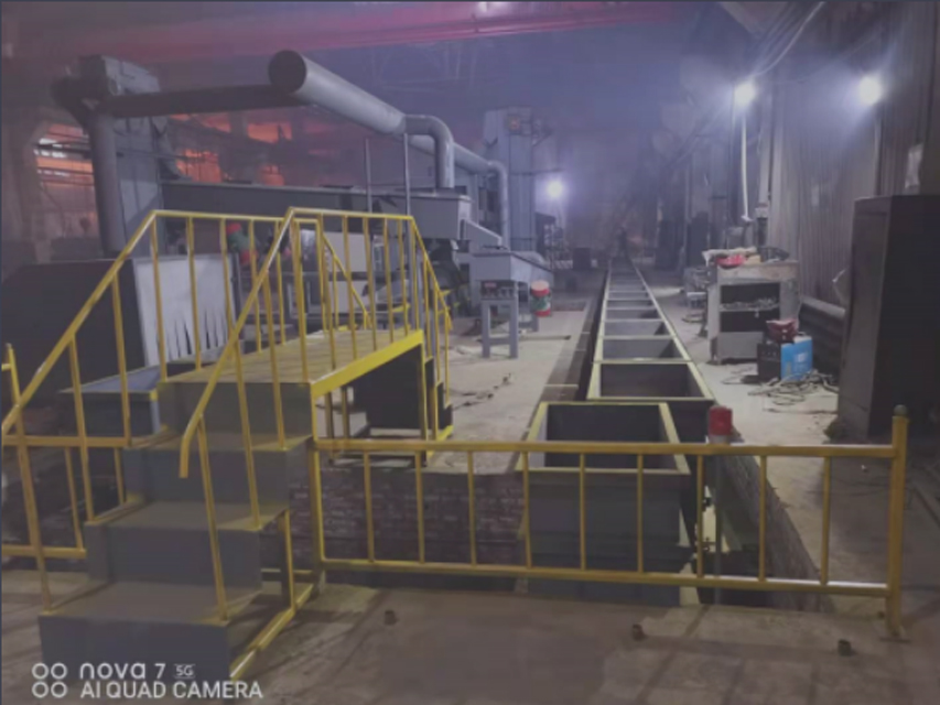 覆膜砂埋箱生產(chǎn)線